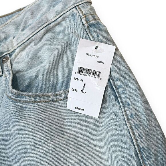 NWT SLVRLAKE Beatnik Jeans in Heartbreak Hotel Light Wash Denim Size 28 $349 - Picture 6 of 14